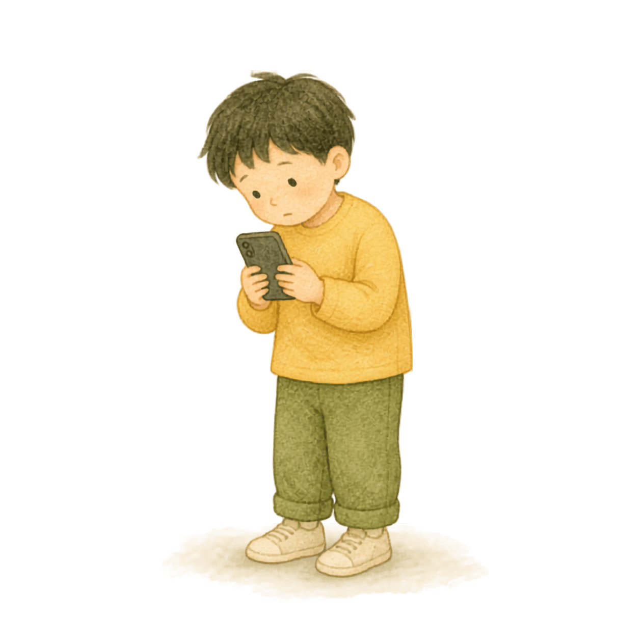 Anak dengan gadget